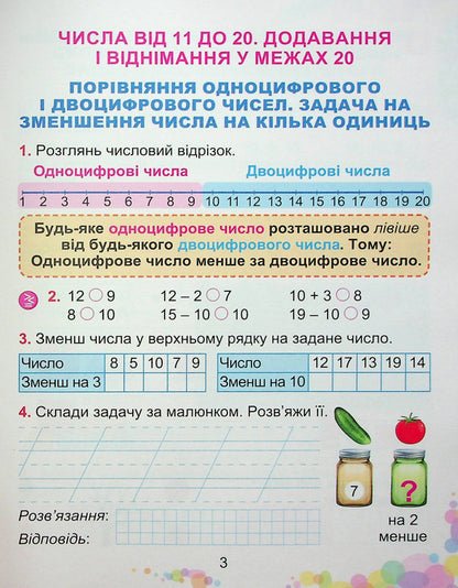 Mathematics. 1Class. Tutorial In 3 Parts. Part 3 - Математика. 1клас. Навчальний посбник в 3-х частинах. Частина 3 Alexander Ister - Олександр стер 9786178363147-5