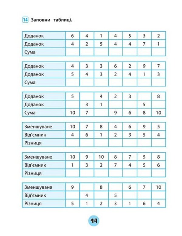 Mathematics. 1St Class. Workbook Of Practical Tasks - Математика. 1 клас. Зошит практичних завдань Inna Danilyna, Olga Klymyshena - нна Данилна, Ольга Клмшена 9789662845525-5