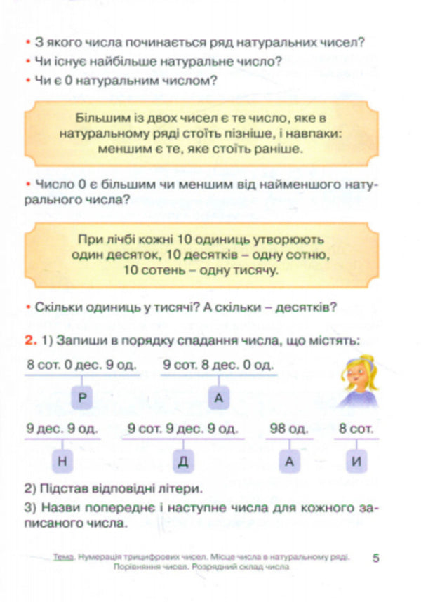 Mathematics. 4th grade Textbook for ZNZ. In 3 parts. Part 1 / Математика. 4 клас. Підручник для ЗНЗ. У 3-х частинах. Частина 1 Ольга Гись, Ирина Филяк 978-617-09-3656-1-4