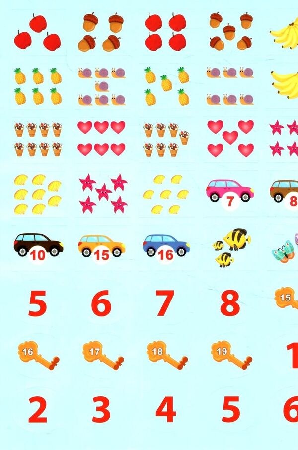 Mathematics. Addition. + Stickers / Математика. Додавання. + Наліпки Светлана Силич 978-617-544-252-4-5