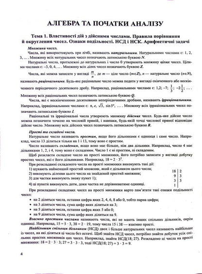 Mathematics. Comprehensive preparation for ZNO/NMT 2025 / Математика. Комплексна підготовка до ЗНО/НМТ 2025 Александр Мартынюк, Иван Капеняк, Ярослав Гринчишин 9789660739697-5