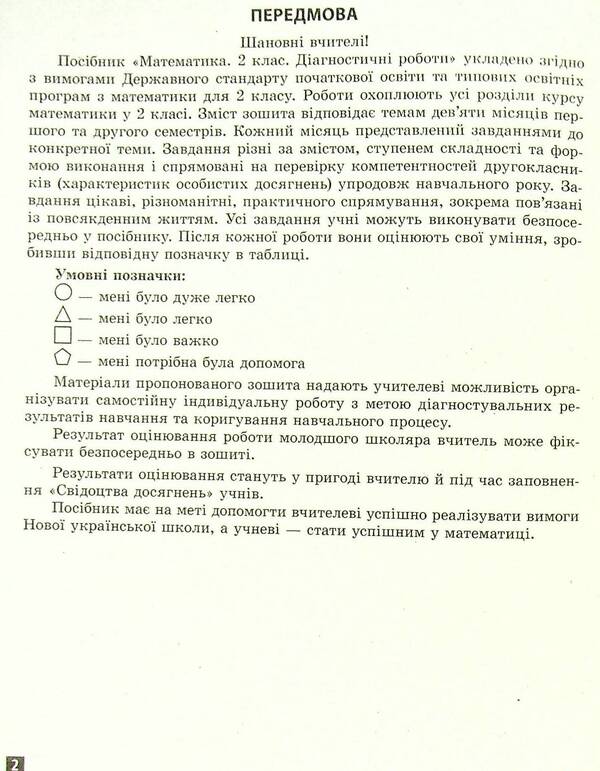 Mathematics. Diagnostic Work. Grade 2 / Математика. Діагностичні роботи. 2 клас Oksana Soprikina / OKSANA SOPRINA 9786176866572-4