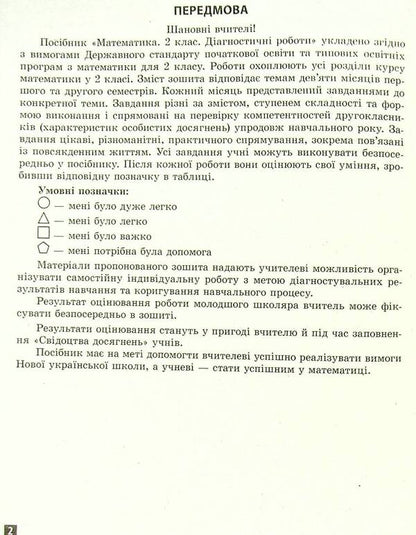 Mathematics. Diagnostic Work. Grade 2 / Математика. Діагностичні роботи. 2 клас Oksana Soprikina / OKSANA SOPRINA 9786176866572-4