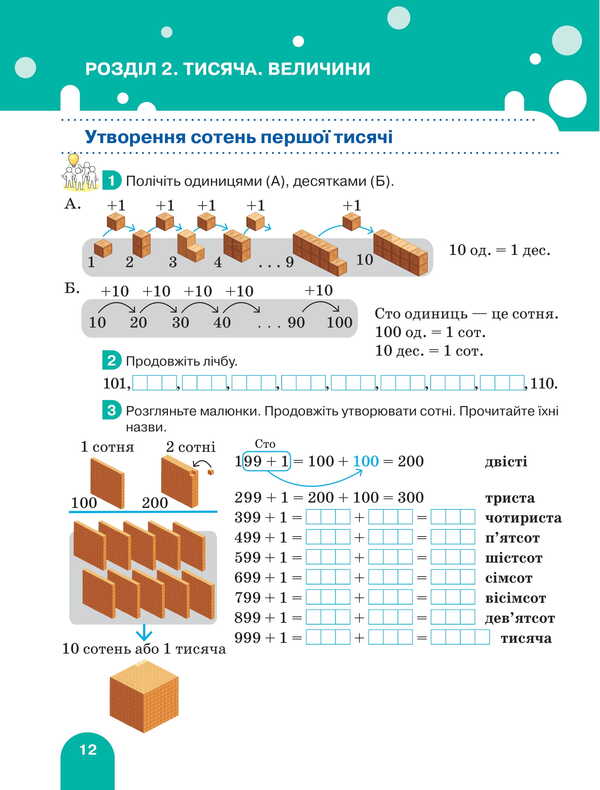 Mathematics. Grade 3. Manual. Part 2 / Математика. 3 клас. Посібник. Частина 2 Svetlana Logachevskaya, Oksana Larina / Svetlana logachevskaya, Oksana larina 9789669455260-4