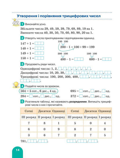 Mathematics. Grade 3. Manual. Part 2 / Математика. 3 клас. Посібник. Частина 2 Svetlana Logachevskaya, Oksana Larina / Svetlana logachevskaya, Oksana larina 9789669455260-6