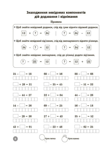 Mathematics. Grade 3. Tasks To Develop Calculation Skills / Математика. 3 клас. Завдання для відпрацювання навичок обчислень D. Annenko / Д. Анненко 9786170043559-4