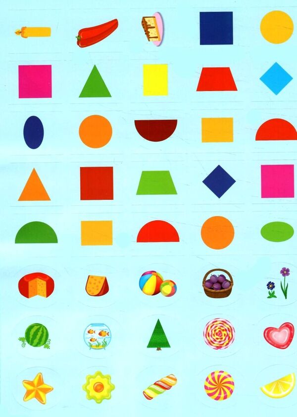Mathematics. Shapes And Sizes. + Stickers - Математика. Форми та величини. + Налпки Svetlana Silych - Свтлана Слч 9786175442531-5