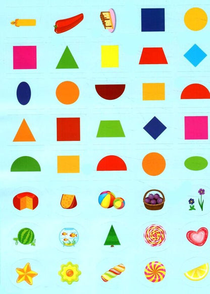 Mathematics. Shapes And Sizes. + Stickers - Математика. Форми та величини. + Налпки Svetlana Silych - Свтлана Слч 9786175442531-5
