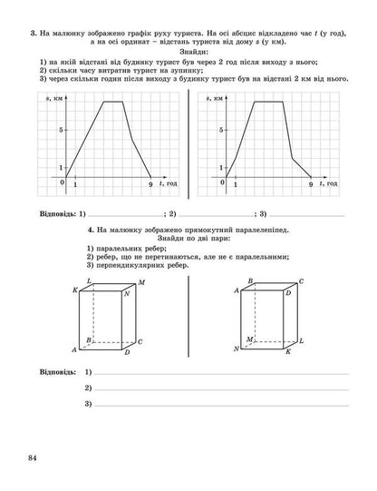 Mathematics 6th grade (Workbook for independent and thematic tests) / Математика 6 клас (Зошит для самостійних та тематичних контрольних робіт) Александр Истер 978-966-11-0461-6-5