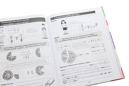 Mathematics Is Cool! Visualized Handbook. Grades 5-6 / Математика — це круто! Візуалізований довідник. 5–6 класи Nikolai Pelageychenko, Virutia Pelageychenko / Микола Пелагенко, Вікторія Пелагіченко 9786170039552-6