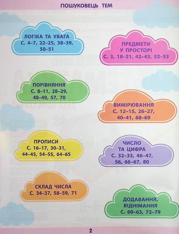 Mathematics for school. Collection of tasks / Математика до школи. Збірник завдань Наталия Коваль 978-617-09-9175-1-3