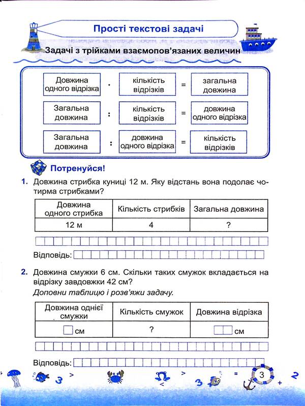 Mathematics simulator in 2 parts. Part 2. 3rd grade / Тренажер з математики у 2-х частинах. Частина 2. 3 клас Мирослава Козак, Ольга Корчевская 9789660738393-4