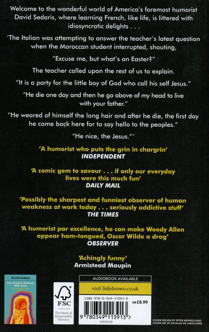 Me Talk Pretty One Day David Sedaris / Дэвид Седарис 9780349113913-2