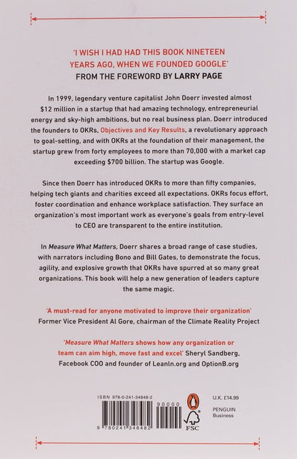 Measure What Matters. Okrs - The Simple Idea That Drives 10X Growth John Doerr / Джон Дорр 9780241348482-2