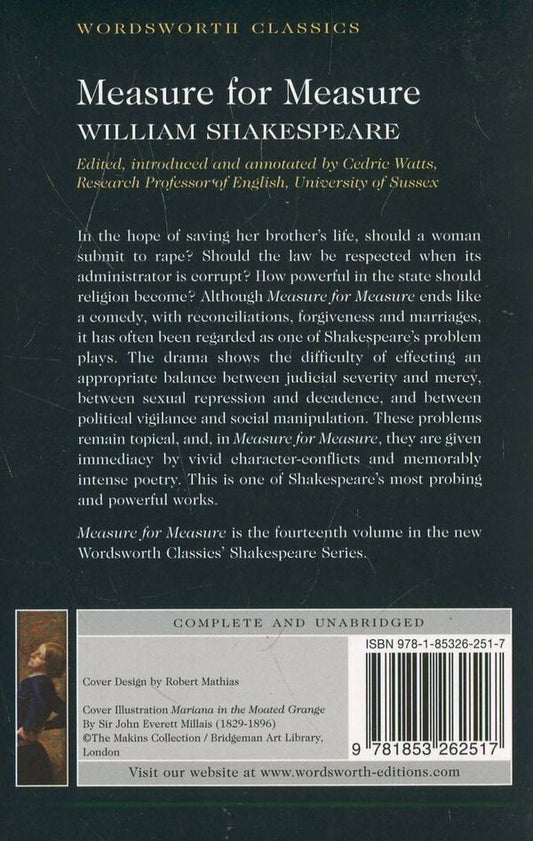 Measure for Measure / Measure for Measure Уильям Шекспир 9781853262517-2