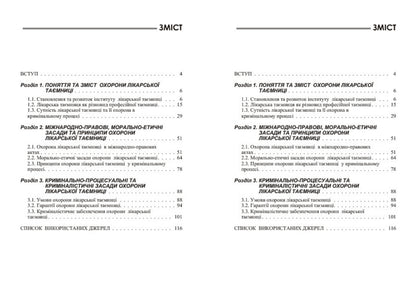 Medical confidentiality in the criminal process of Ukraine / Лікарська таємниця в кримінальному процесі України Лариса Удалова, Елизавета Кузмичова-Кисленко 978-611-01-0717-4-5
