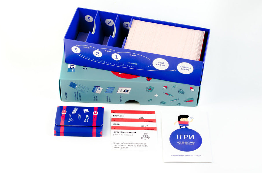 Medicine English. Flashcards for learning medical English / Medicine English. Картки для вивчення медичної англійської мови  978-617-7702-16-9-5