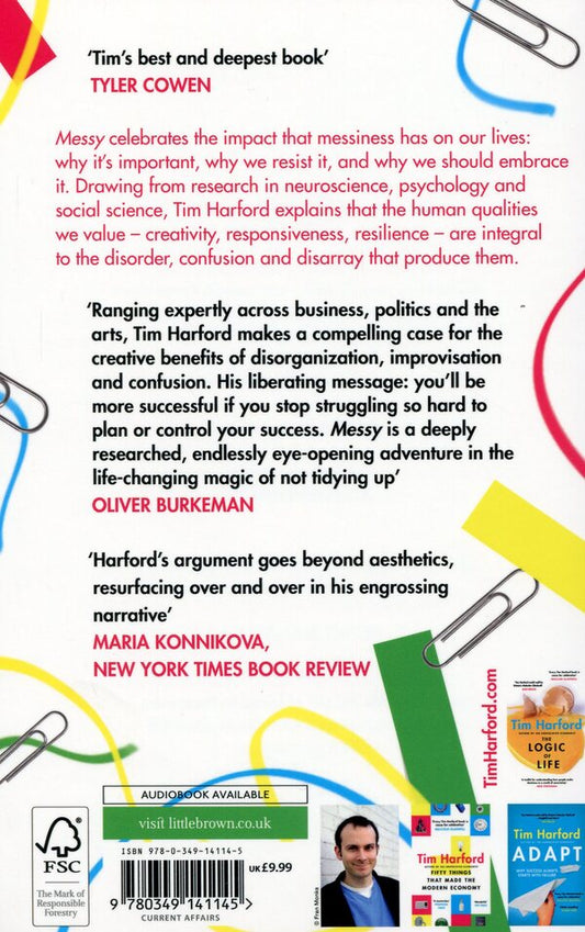 Messy. How to Be Creative and Resilient in a Tidy-Minded World / Messy. How to Be Creative and Resilient in a Tidy-Minded World Тим Харфорд 978-0-349-14114-5-2