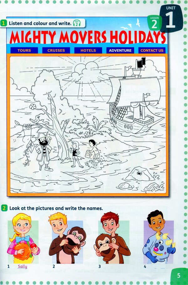 Mighty Movers! Activity Book / Mighty Movers! Activity Book Вив Ламберт, Венди Суперфайн 978-617-7511-42-6-5