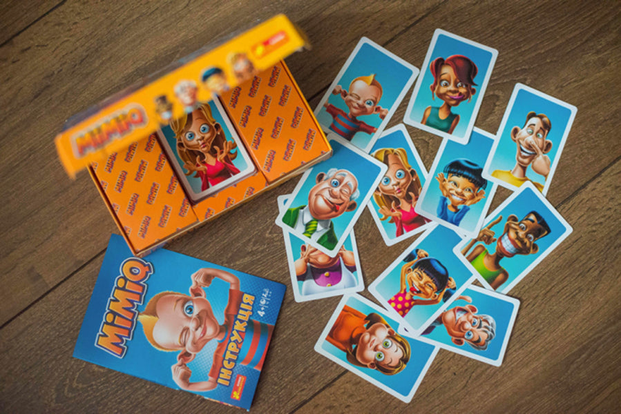 Mimiq. Show The Right Face! Board Card Game - Mimiq. Покажть потрбну гримасу! Настльна карткова гра Christian Draineau, Freddie Muller Andersen - Крстан Дрейно, Фредд Мюллер Андерсен 4823076142285-3