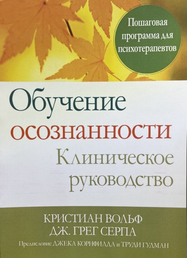 Mindfulness Training Clinical Guide - Обучение осознанности Клиническое руководство Christian Wolf - Кристиан Вольф Does not apply-1