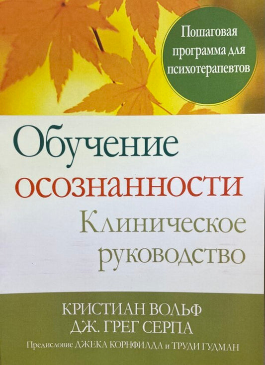 Mindfulness Training Clinical Guide - Обучение осознанности Клиническое руководство Christian Wolf - Кристиан Вольф Does not apply-1