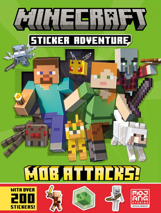 Minecraft Sticker Adventure: Mob Attacks! Mojang Ab / Моджанг Аб 9780008533953-1