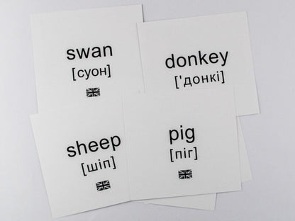 Mini Cards. Family Animals / Картки міні. Свійські тварини / Author not specified 4826176340032-3