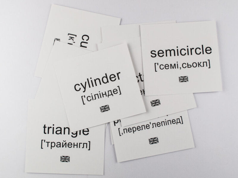 Mini Cards. Geometric Shapes / Картки міні. Геометричні фігури / Author not specified 4826176340001-4