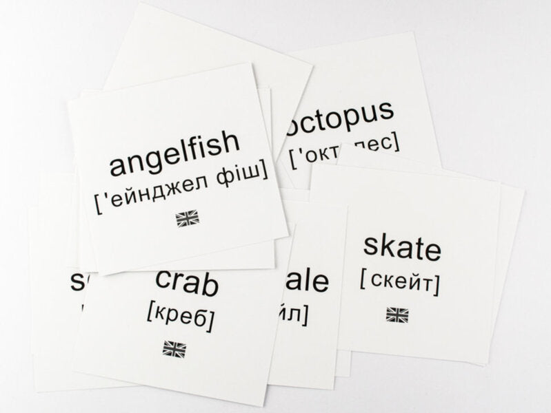 Mini Cards. Marine Inhabitants / Картки міні. Морські жителі / Author not specified 9789663336053-4