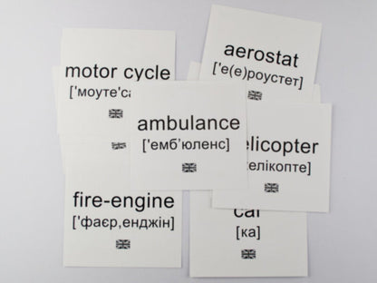 Mini Cards. Transport / Картки міні. Транспорт / Author not specified 4826176340070-4