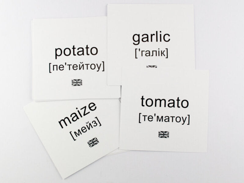 Mini Cards. Vegetables / Картки міні. Овочі / Author not specified 4826176340063-4