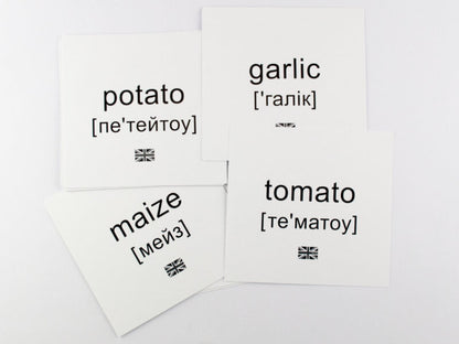 Mini Cards. Vegetables / Картки міні. Овочі / Author not specified 4826176340063-4