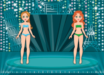 Model agency. Travel (+ stickers) / Модельне агентство. Подорож (+ наліпки)  978-617-544-131-2-3