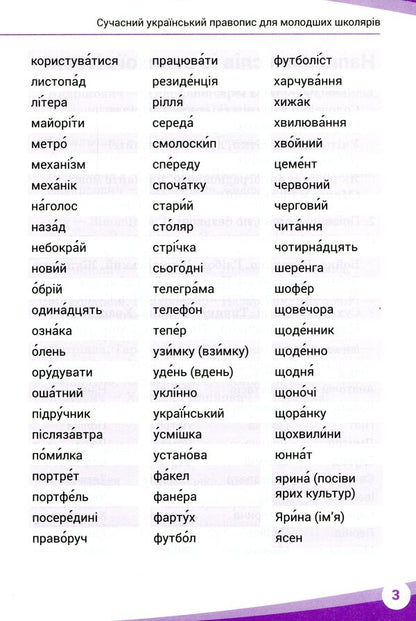 Modern Ukrainian Spelling For Younger Students / Сучасний український правопис для молодших школярів Currently Kosovtsev / Ніна Косовцева 9789669250186-3