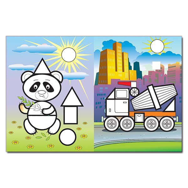 Mosaic for kids with stickers. Bulbino / Мозаїка для малюків з наліпками. Цибуліно  978-617-536-495-6-3