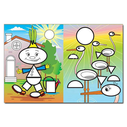 Mosaic for kids with stickers. Bulbino / Мозаїка для малюків з наліпками. Цибуліно  978-617-536-495-6-4