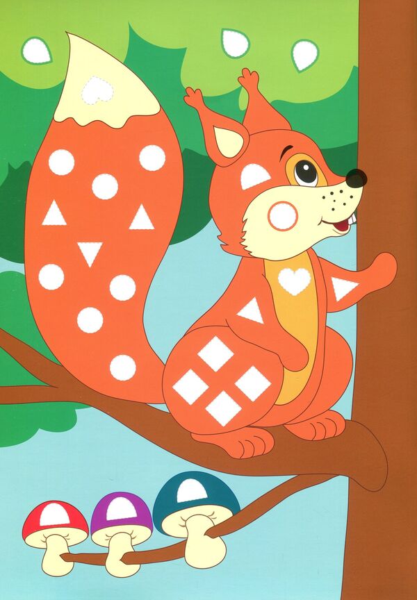 Mosaic pictures. I collect wood / Картинки з мозаїки. Збираю ліс Екатерина Смирнова 978-966-284-540-2-3