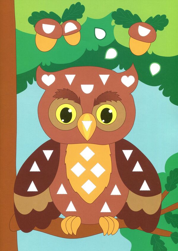 Mosaic pictures. I collect wood / Картинки з мозаїки. Збираю ліс Екатерина Смирнова 978-966-284-540-2-4