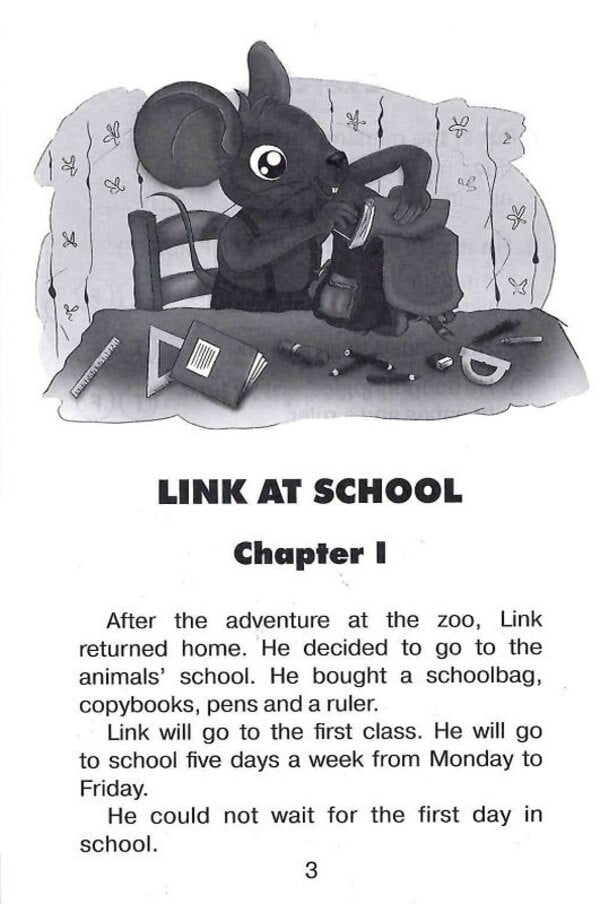 Mouse Link at School / Link at School / Мишеня Лінк у школі / Link at School Оксана Хацко 978-966-498-796-4-3