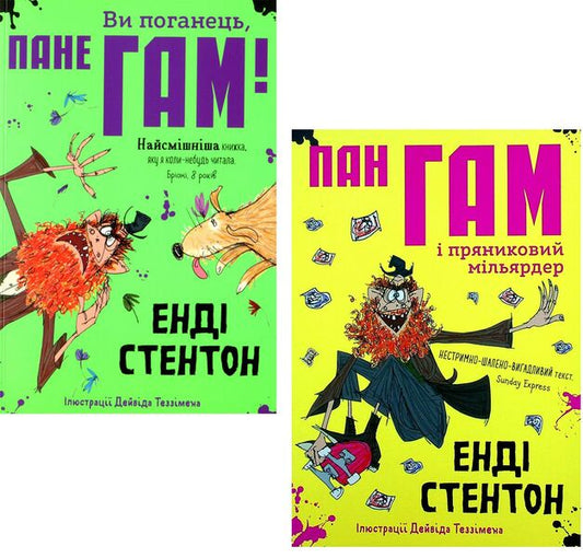 Mr. Gam (set of 2 books) / Пан Гам (комплект із 2 книг) Энди Стентон 978-617-7989-10-2, 978-617-7989-11-9-1