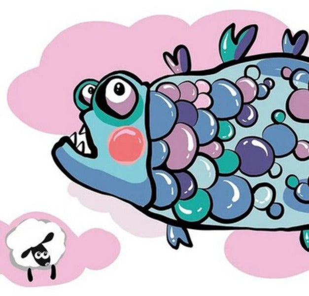 Mr. Pillow And The Whale Button / Містер Подушка та кит Ґудзичок Daria Byla / Дарія Біла 9786179532412-4