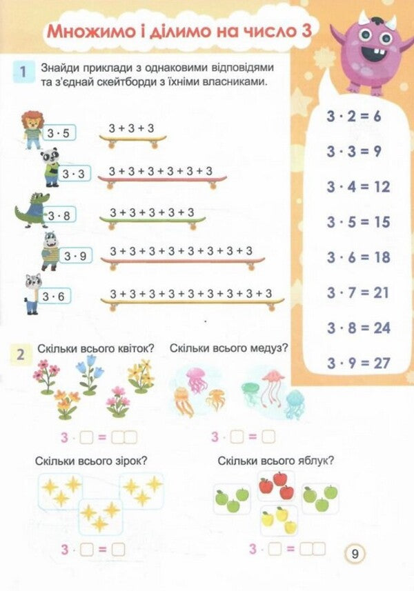 Multiplication Table Super Trainer - Таблиця множення Супертренажер Yulia Derkach, Oksana Gud - Юлия Деркач, Оксана Гудь 9786178678548-4