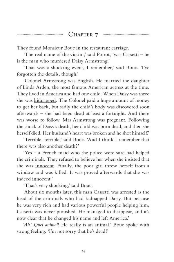 Murder On The Orient Express. Level 3, B1 Agatha Christie / Агата Кристи 9780008249670-2