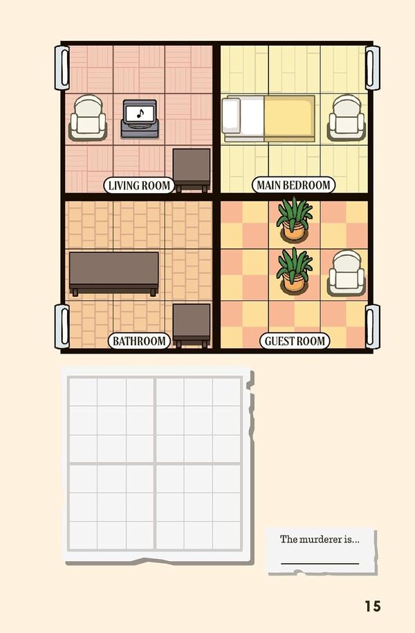 Murdoku: 80 Murder Mystery Logic Puzzles Manuel Garand - Мануэль Гаранд 9781405985451-3