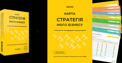My Business Strategy Card Set / Набір карток «Стратегія мого бізнесу»  4820292580020-3