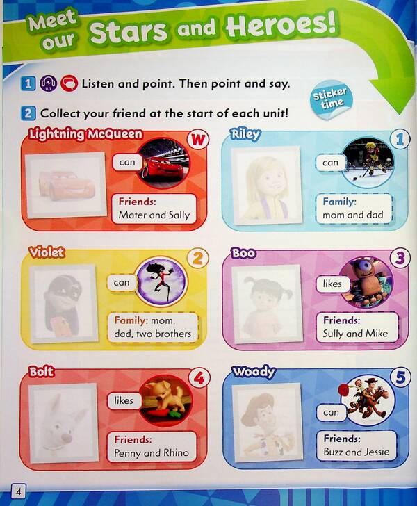 My Disney Stars and Heroes American Edition Level 1 Student's Book with eBook / My Disney Stars and Heroes American Edition Level 1 Student's Book with eBook Тесса Лоховски 9781292441580-5