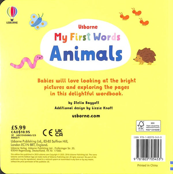 My First Words Animals / My First Words Animals Фиона Уотт 9781803705453-2