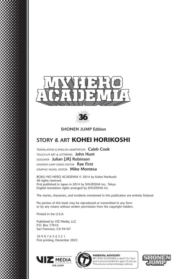 My Hero Academia. Volume 36 Kodaira Horikoshi / Кодайра Хорикоши 9781974741083-5