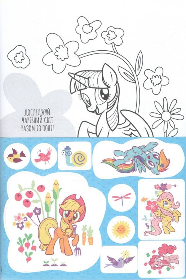 My Little Pony Coloring Book - Мй маленький пон Розмальовка - Author not specified 9786178715397-3